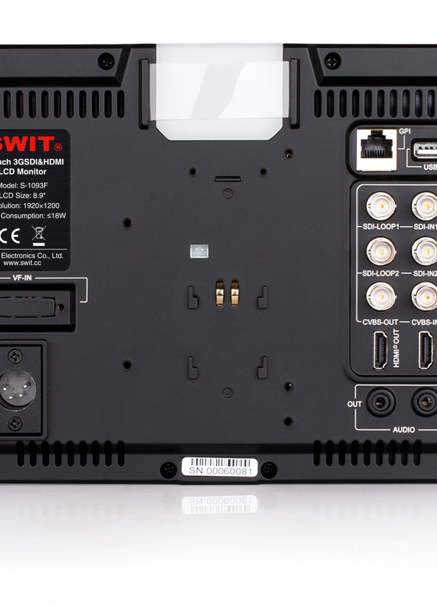 Swit S-1093F 9-inch Full HD Reference LCD Monitor