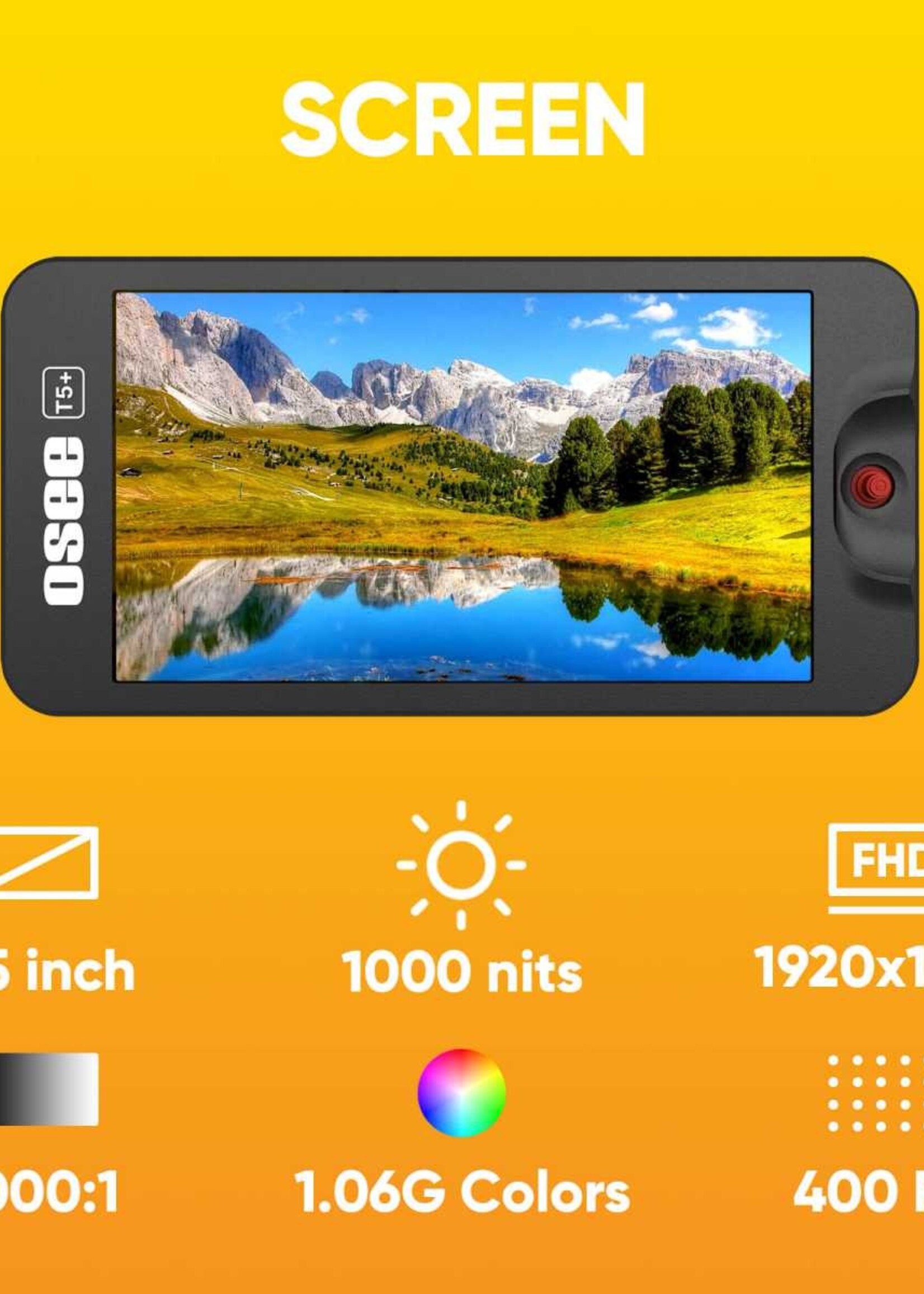 Monitor 5,5 inch 4K-HDMI – 1000 nits