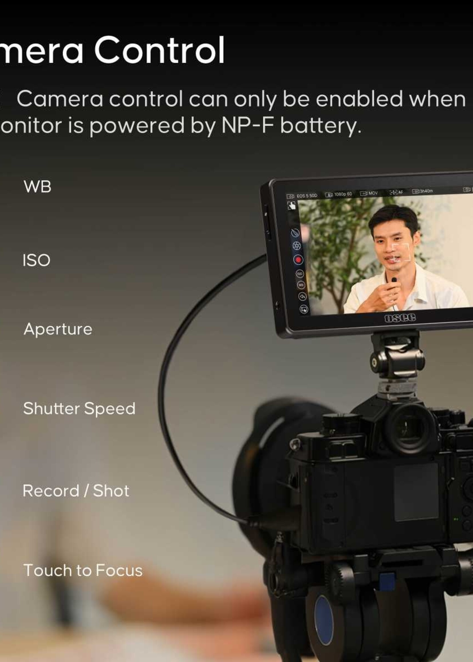 Osee Monitor G7 Pro – 7 inch 3000nits 3G-SDI with Camera Control