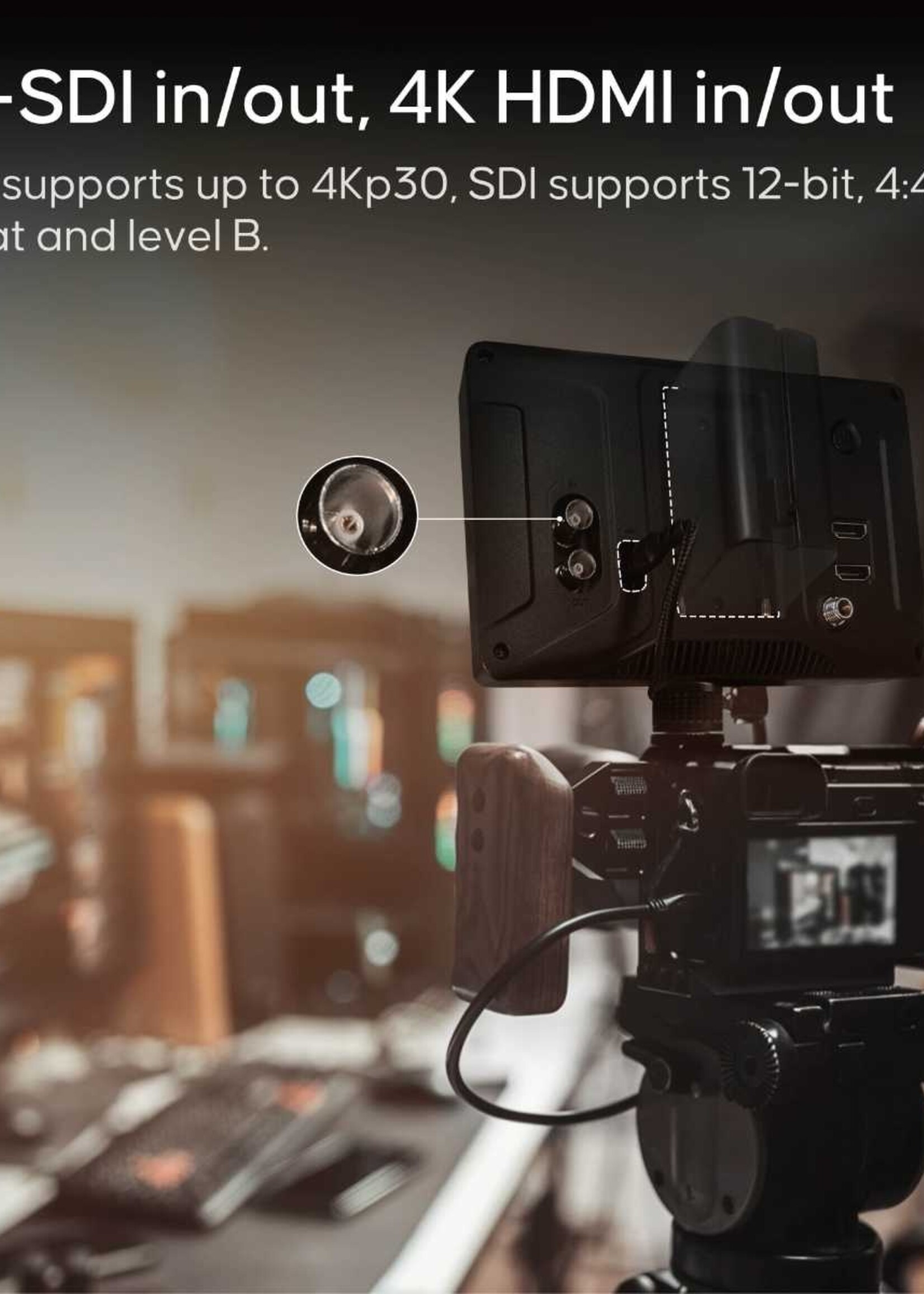 Osee Monitor G7 Pro – 7 inch 3000nits 3G-SDI with Camera Control