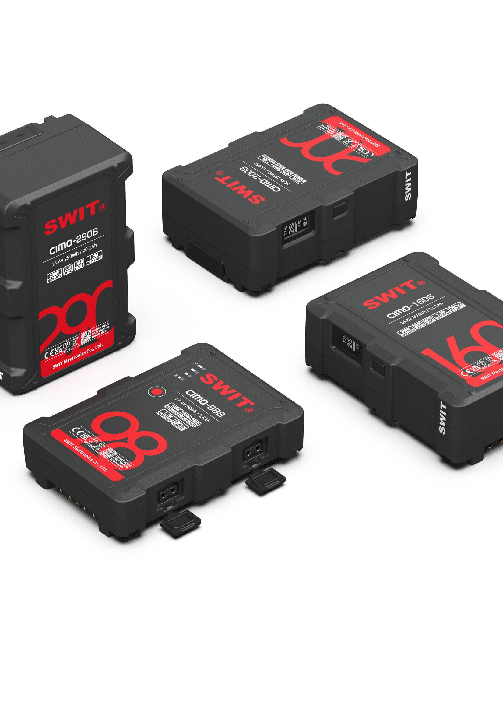 Swit CIMO-160S | 160Wh 200W High Load V-Mount Battery with USB-C