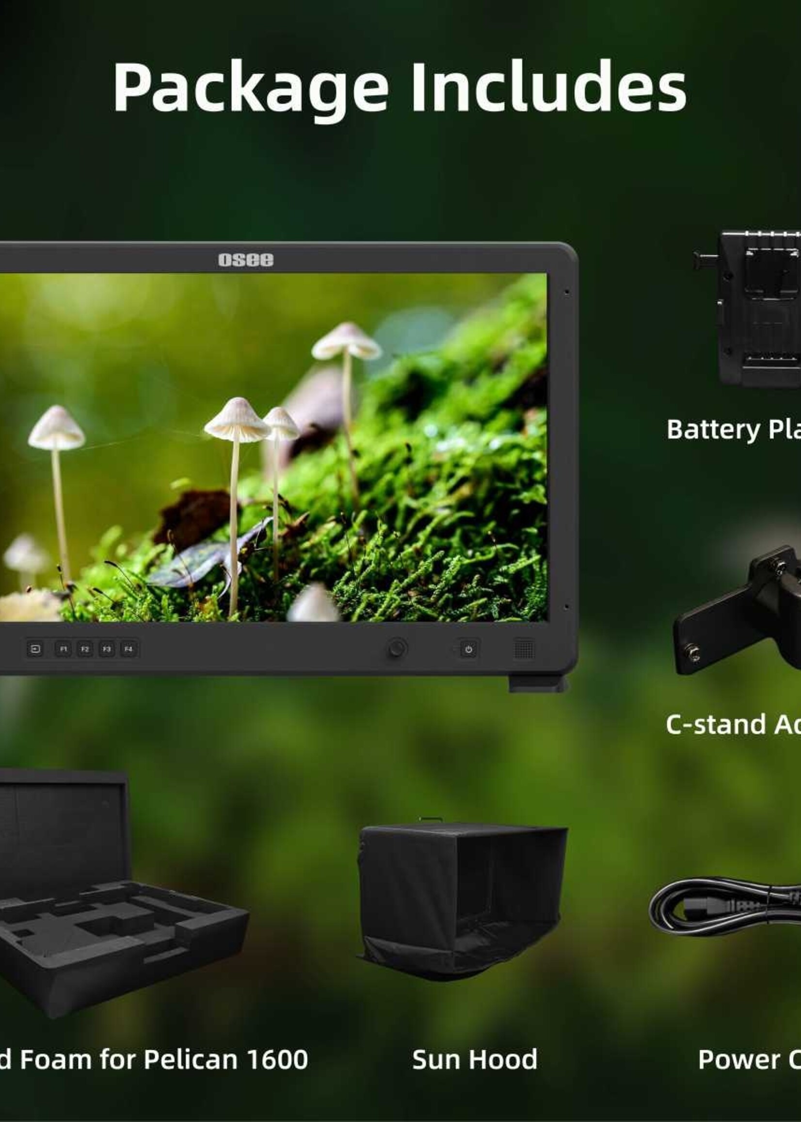 Osee Field Monitor 21,5 inch High Brightness HDR – 1500 nits