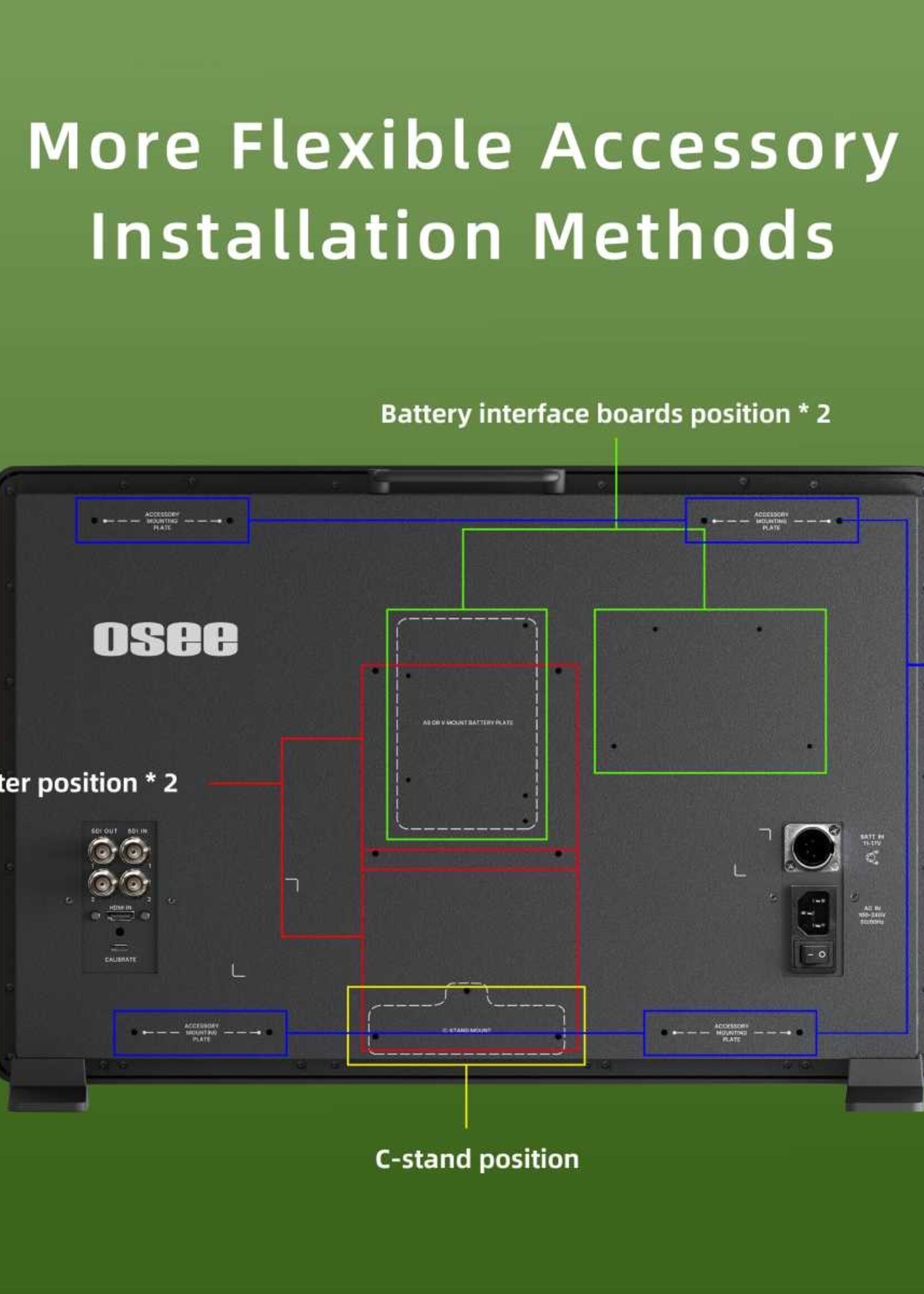 Osee Field Monitor 21,5 inch High Brightness HDR – 1500 nits