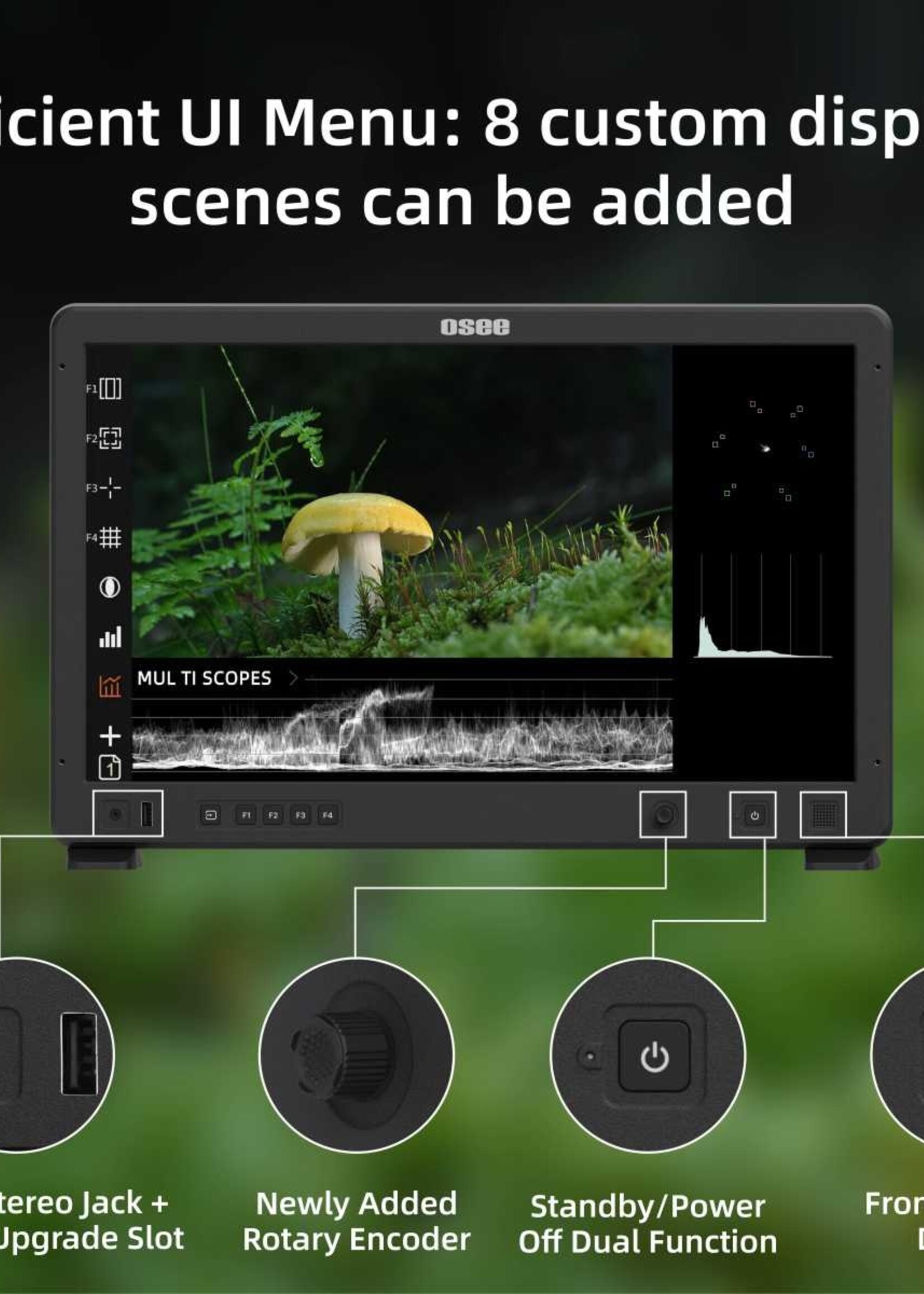 Osee Field Monitor 21,5 inch High Brightness HDR – 1500 nits