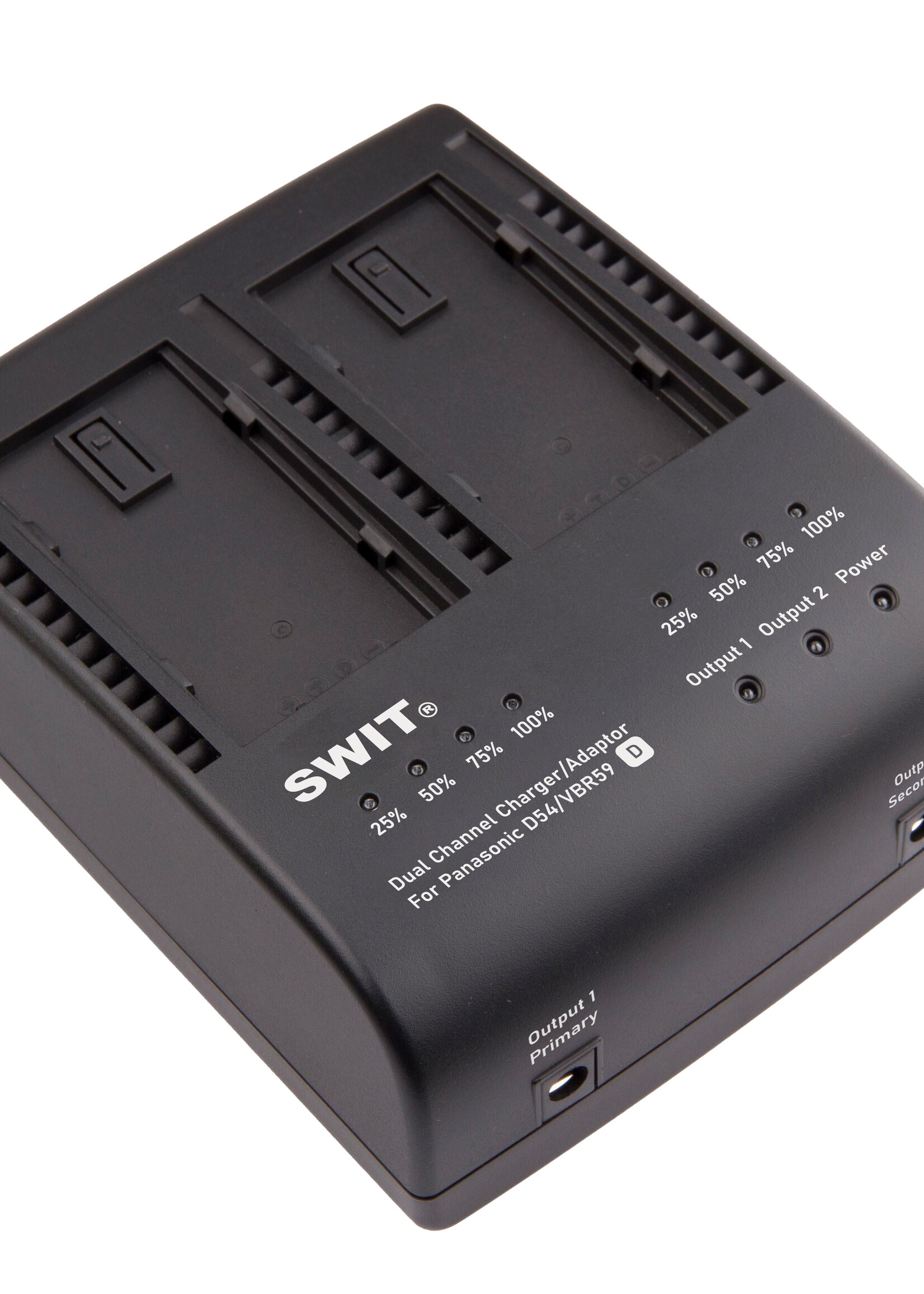 Swit S-3602D 2-ch Panasonic VW-VBD and CGA series Charger and Adaptor