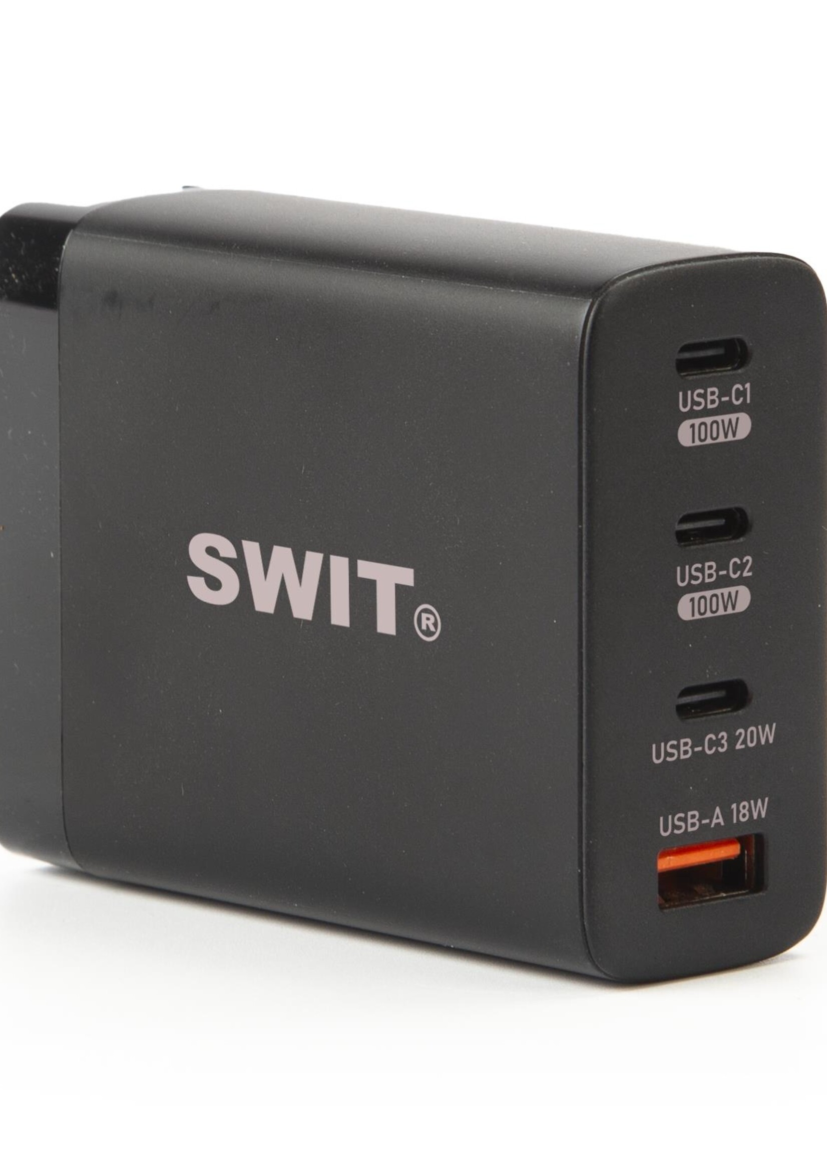 Swit UC-100 100W PD3.0 USB-C/A GaN Travel Charger