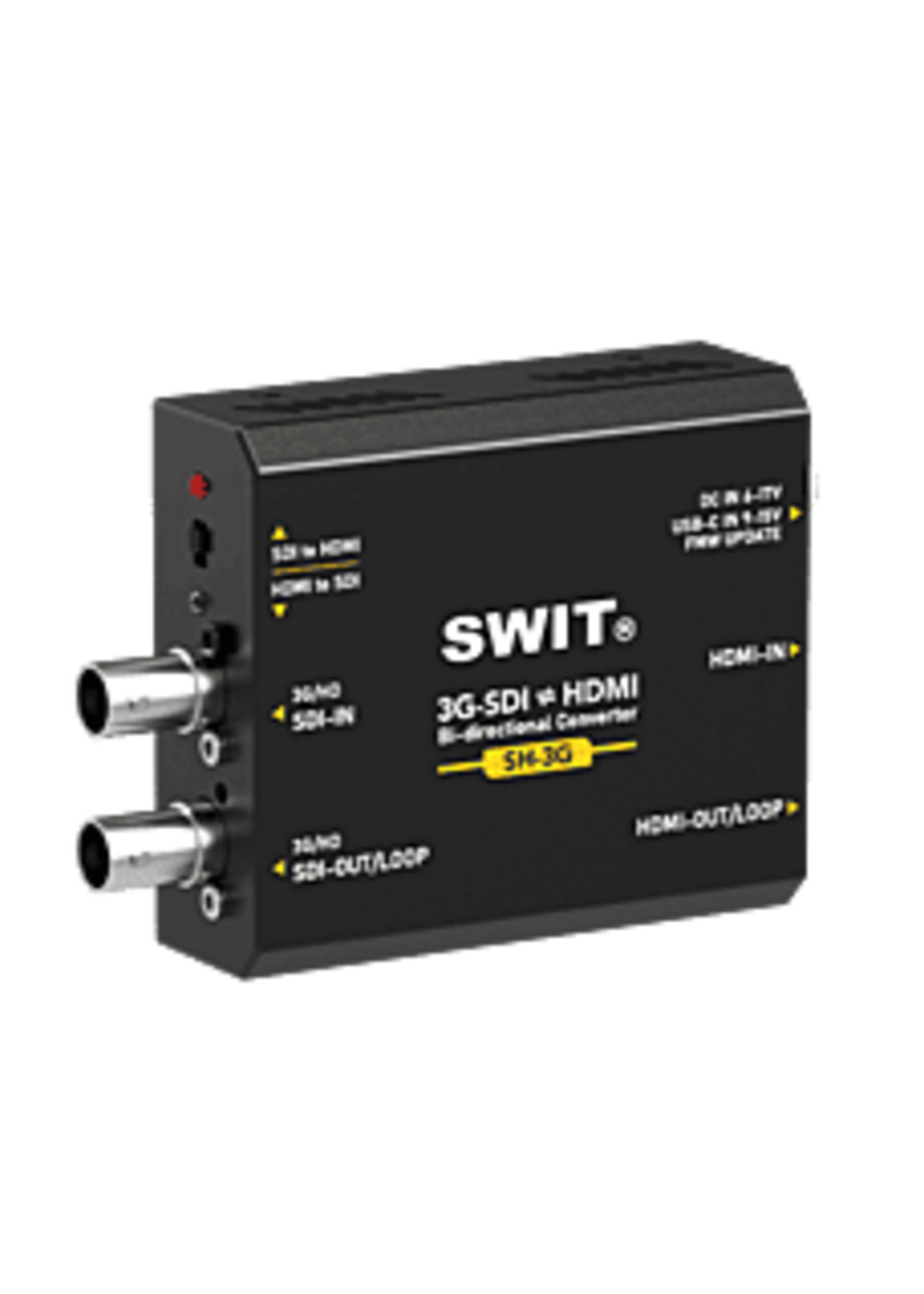 Swit SH-3G | Heavy Duty 3G-SDI&HDMI Bi-directional converter with USB-C/DC in