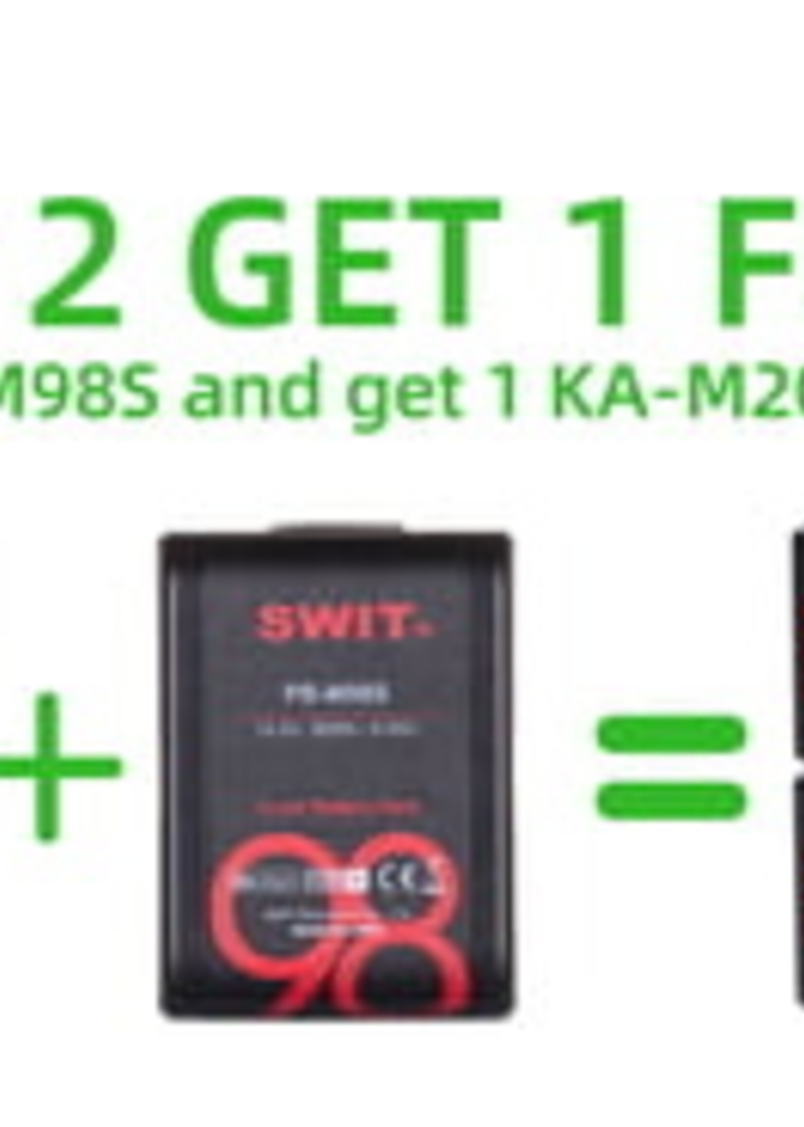 Swit PB-M98S*2+Free KA-M20S KIT