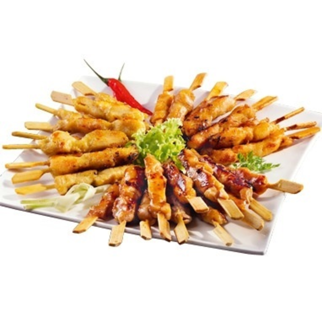 Mini yakitori saté Mini yakitori saté