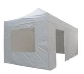 Partytent easy-up 8x4m - Ecru/grijs