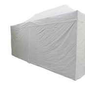 Partytent easy-up 8x4m - Ecru/grijs