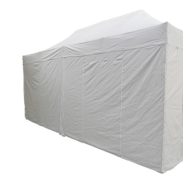 Partytent easy-up 8x4m - Ecru/grijs