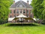 Stretchtent 10x12m - Zand