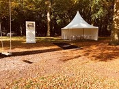 Pagodetent 3x3m - Wit