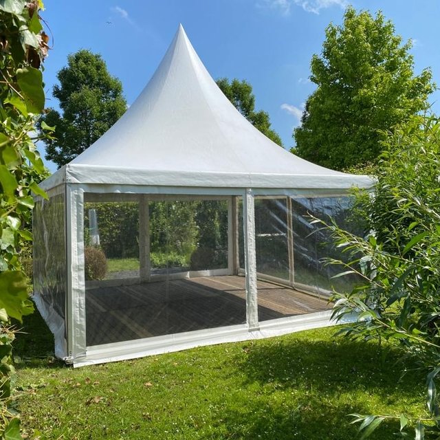 Pagodetent 5x5m - Wit Pagodetent 5x5m - Wit