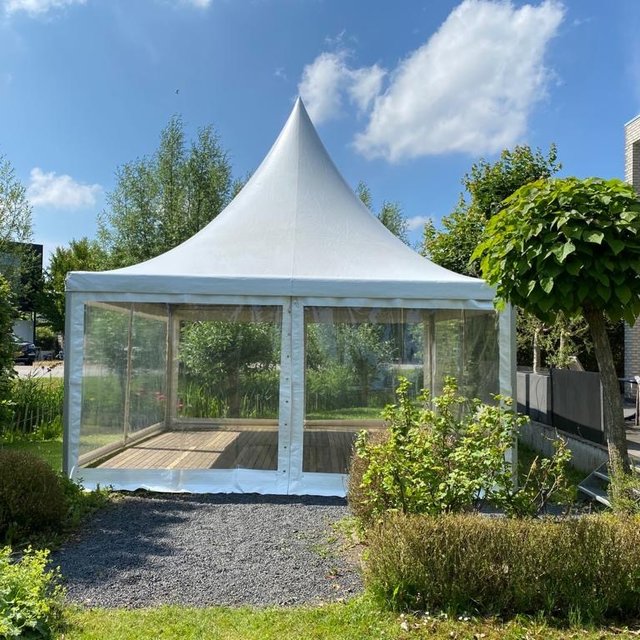 Pagodetent 5x5m - Wit Pagodetent 5x5m - Wit