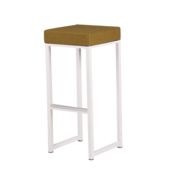 Kubo barkruk - Wit/groen