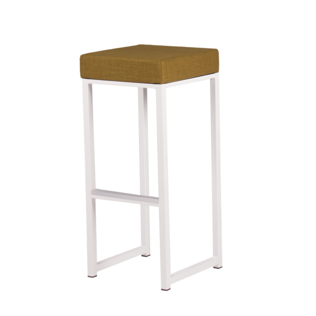 Kubo barkruk - Wit/groen