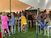 Kubo barkruk - Wit/wit leder