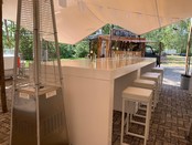 Kubo barkruk - Wit/wit leder