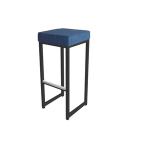 Kubo barkruk - Zwart/blauw