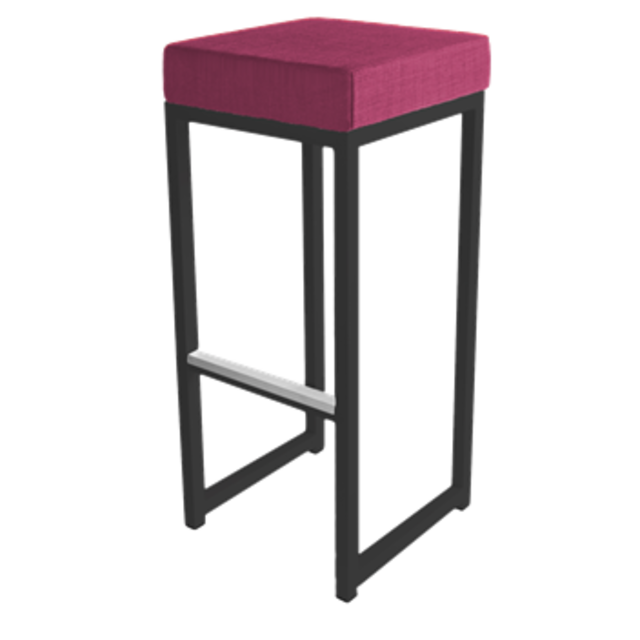 Kubo barkruk - Zwart/roze