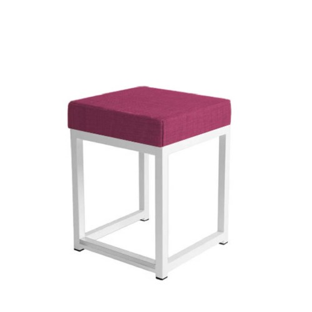 Kubo kruk laag - Wit/roze