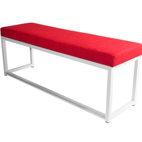 Kubo bank - Wit/rood