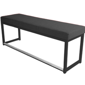 Kubo bank - Zwart/antraciet