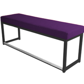 Kubo bank - Zwart/paars