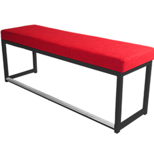 Kubo bank - Zwart/rood