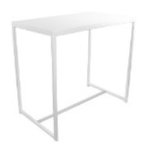 Kubo statafel 120x70cm - Wit