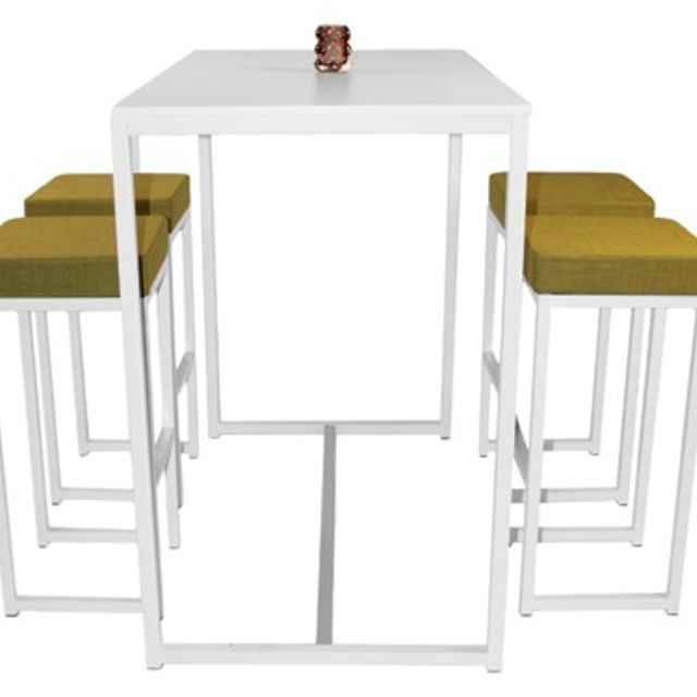 Kubo statafel 120x70cm - Wit