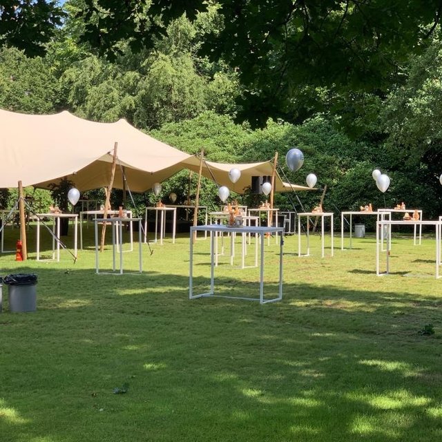 Kubo statafel 120x70cm - Wit