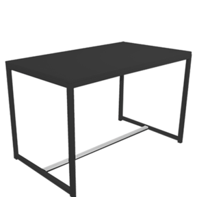 Kubo dinertafel 120x70cm - Zwart