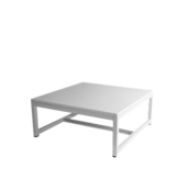 Kubo lounge tafel 70x70cm - Wit