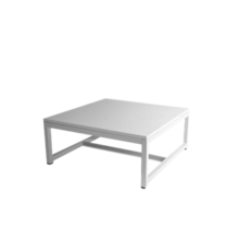 Kubo lounge tafel 70x70cm - Wit