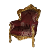 Fauteuil Barok - Rood Fauteuil Barok - Rood