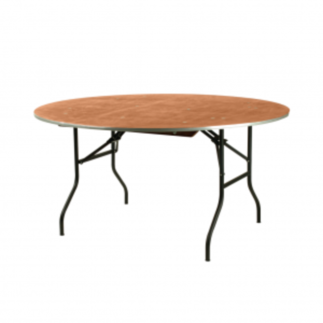 Klaptafel rond dsn. 120cm - Hout Klaptafel rond dsn. 120cm - Hout