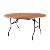Klaptafel rond dsn. 150cm - Hout Klaptafel rond dsn. 150cm - Hout
