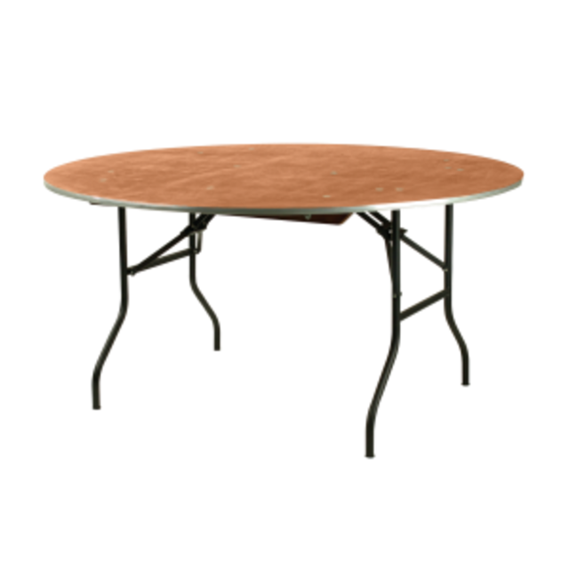 Klaptafel rond dsn. 150cm - Hout Klaptafel rond dsn. 150cm - Hout
