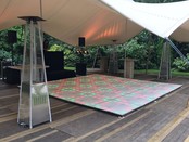 Statafel 83x83cm - Steigerhout