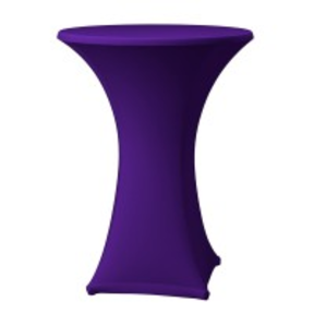 Statafelrok stretch dsn. 85cm - Paars