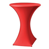 Statafelrok stretch dsn. 85cm - Rood