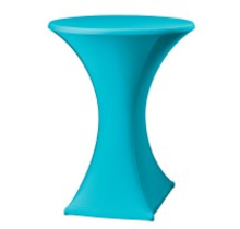 Statafelrok stretch dsn. 85cm - Turquoise