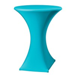 Statafelrok stretch dsn. 85cm - Turquoise