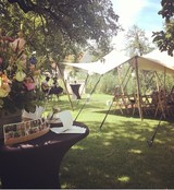 Statafelrok stretch dsn. 85cm - Zwart