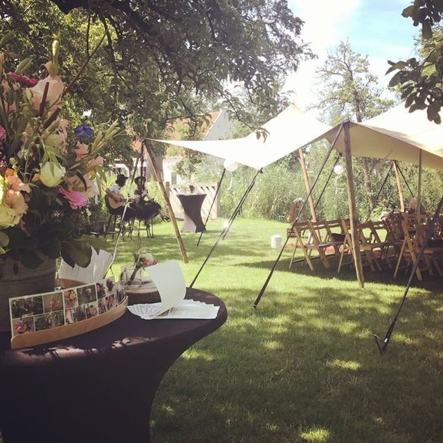 Statafelrok stretch dsn. 85cm - Zwart