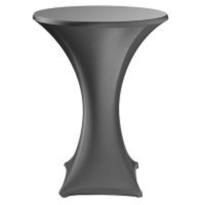 Statafelrok stretch dsn. 85cm - Zilver