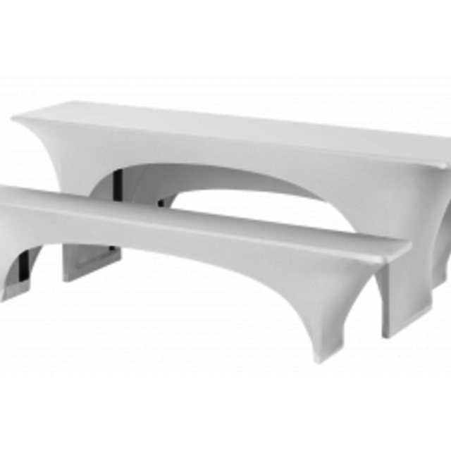 Hoezenset stretch 220x70cm - Wit